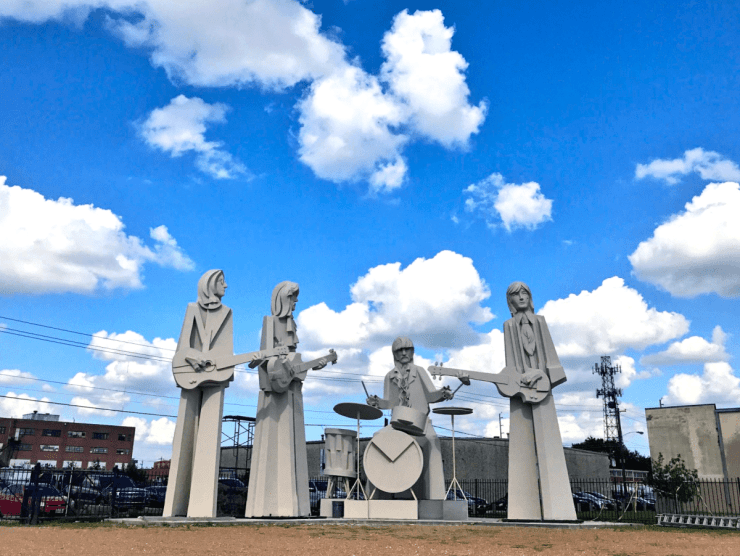 The Beatles :: 8th Wonder Brewery :: David Adickes :: Houston :: TX :: Photo by Nick Scurfield